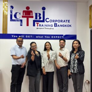 Participants at Time Management & Personal Productivity training in Bangkok with CTB Thailand