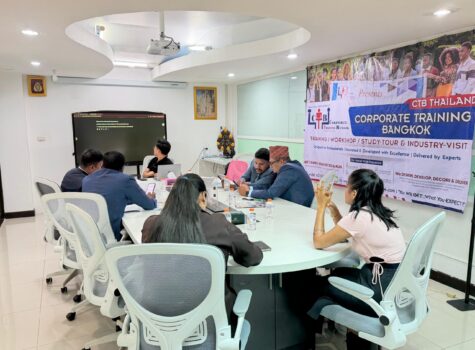 Participants at Drone Technology for Surveying, Mapping & Inspection training in Bangkok with CTB Thailand