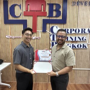 Participants at Environmental Sustainability for Business (ISO 14001) training in Bangkok with CTB Thailand
