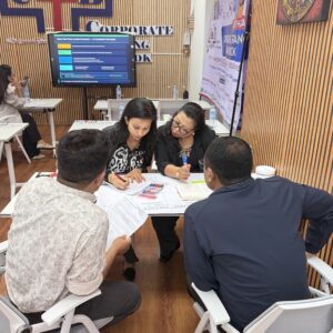 Participants at Telephone & Email Customer Care training in Bangkok with CTB Thailand