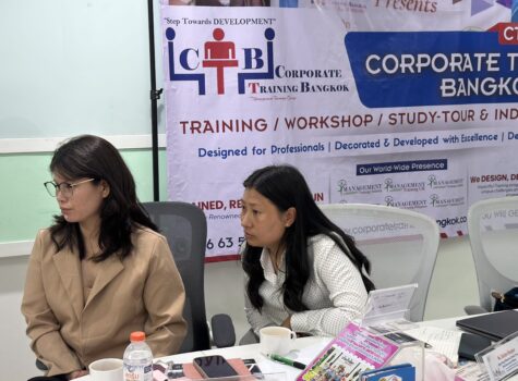 Participants at Occupational Health & Safety Management (ISO 45001) training in Bangkok with CTB Thailand