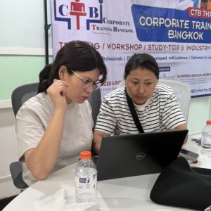 Participants at Workplace Culture Development training in Bangkok with CTB Thailand