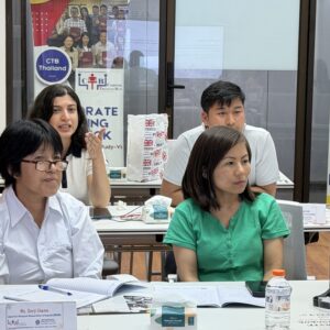 Participants at Leadership for Healthcare Supervisors and Managers training in Bangkok with CTB Thailand