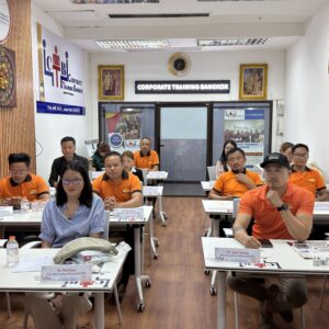 Participants at Blue Economy & Sustainable Aquaculture training in Bangkok with CTB Thailand