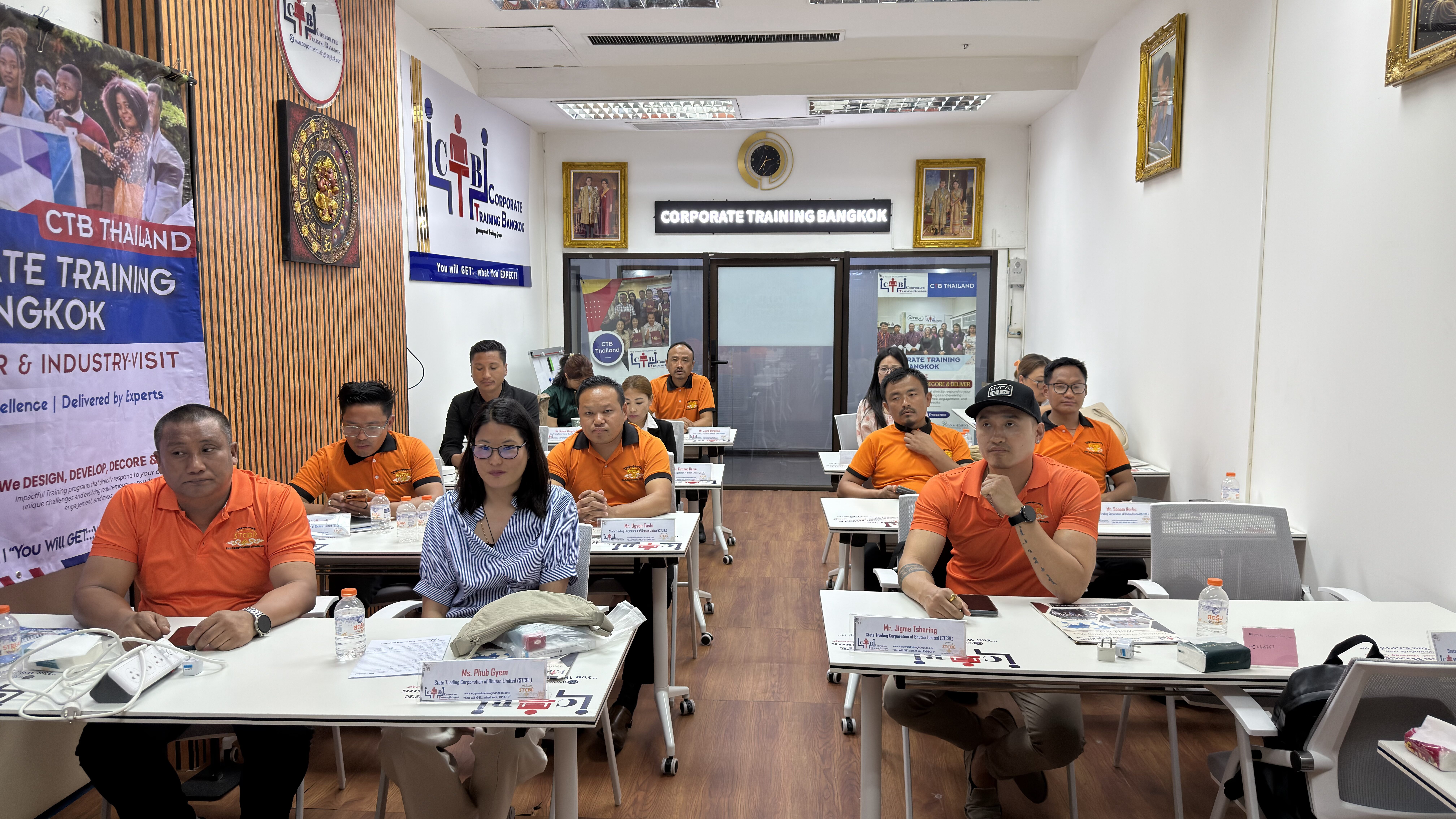 Participants at Blue Economy & Sustainable Aquaculture training in Bangkok with CTB Thailand