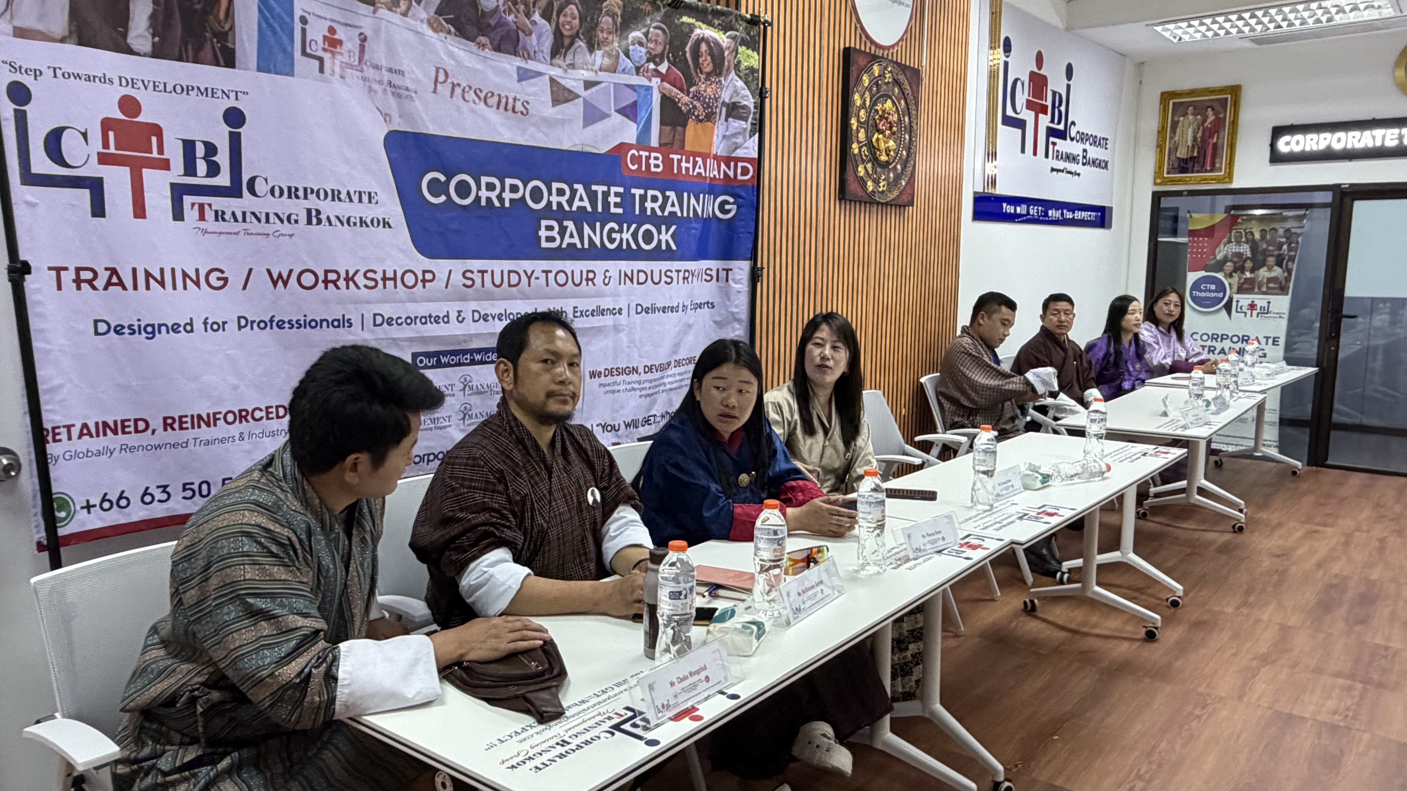 Participants at Credit Control & Debt Recovery training in Bangkok with CTB Thailand