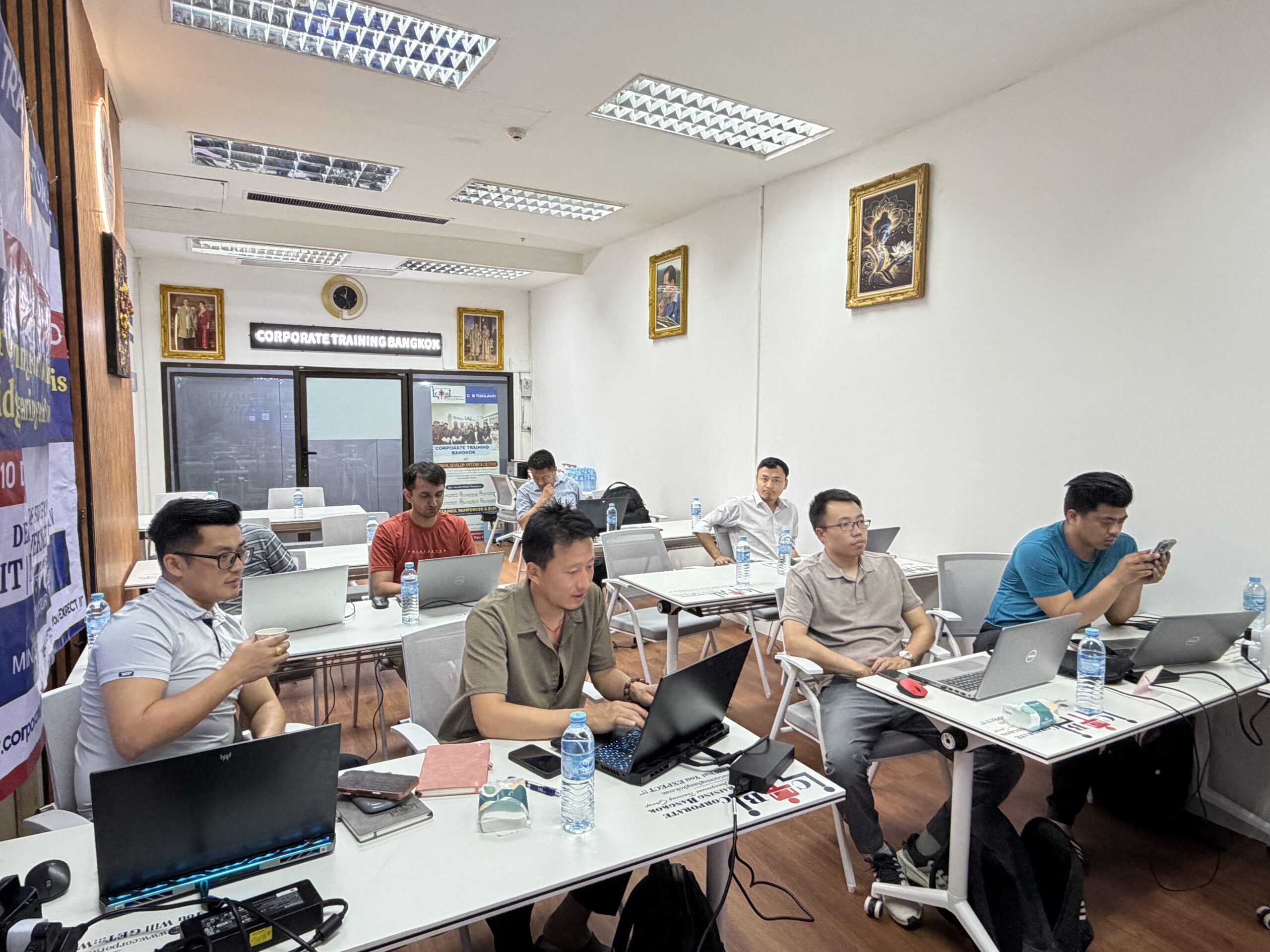 Participants at Selling Skills for Customer-Facing Staff training in Bangkok with CTB Thailand