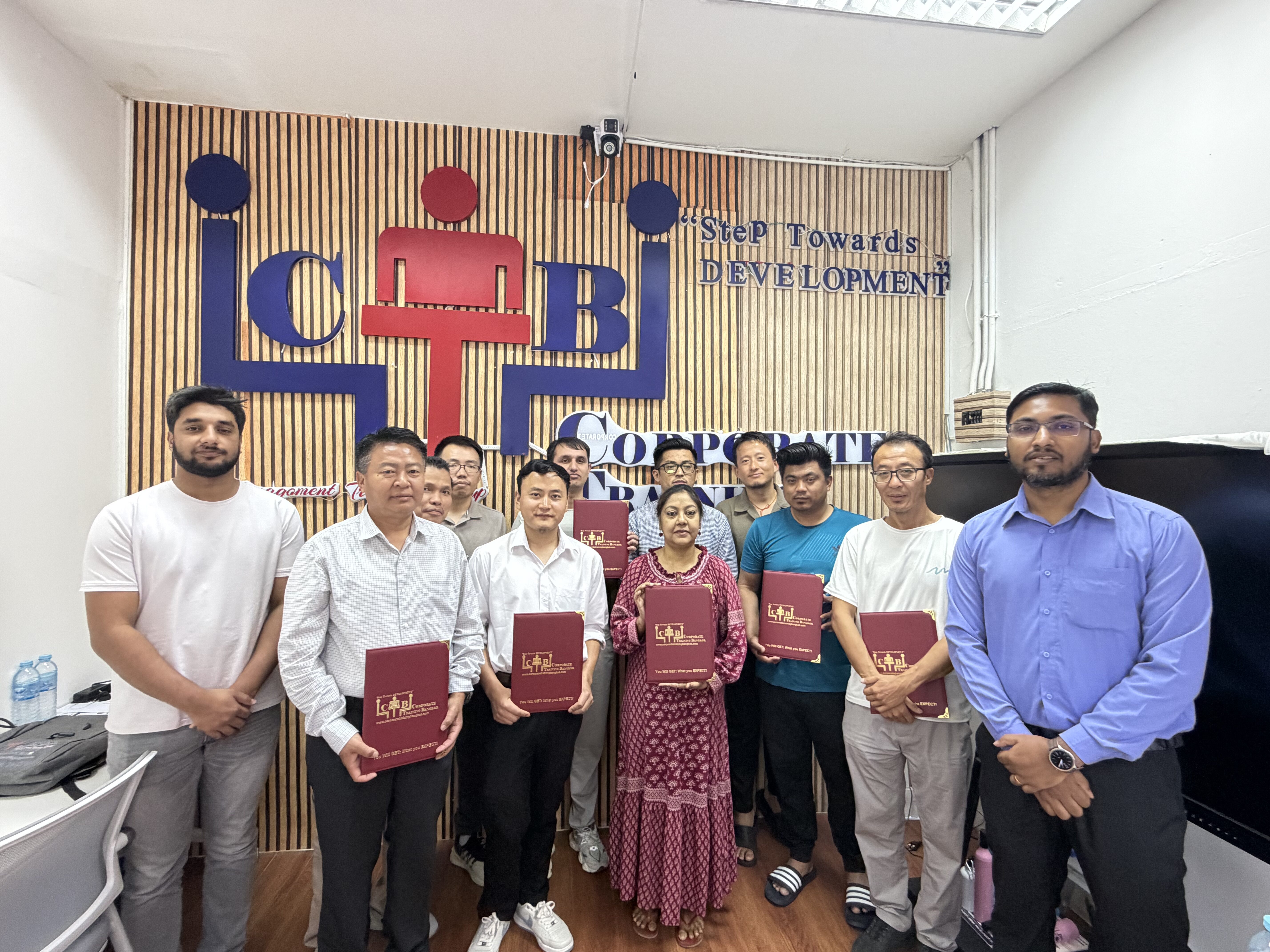 Participants at Consultative & Solution Selling training in Bangkok with CTB Thailand