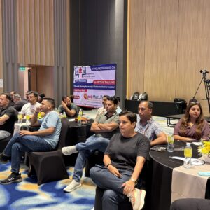 Participants at Digital Health & Health Technology Innovation training in Bangkok with CTB Thailand