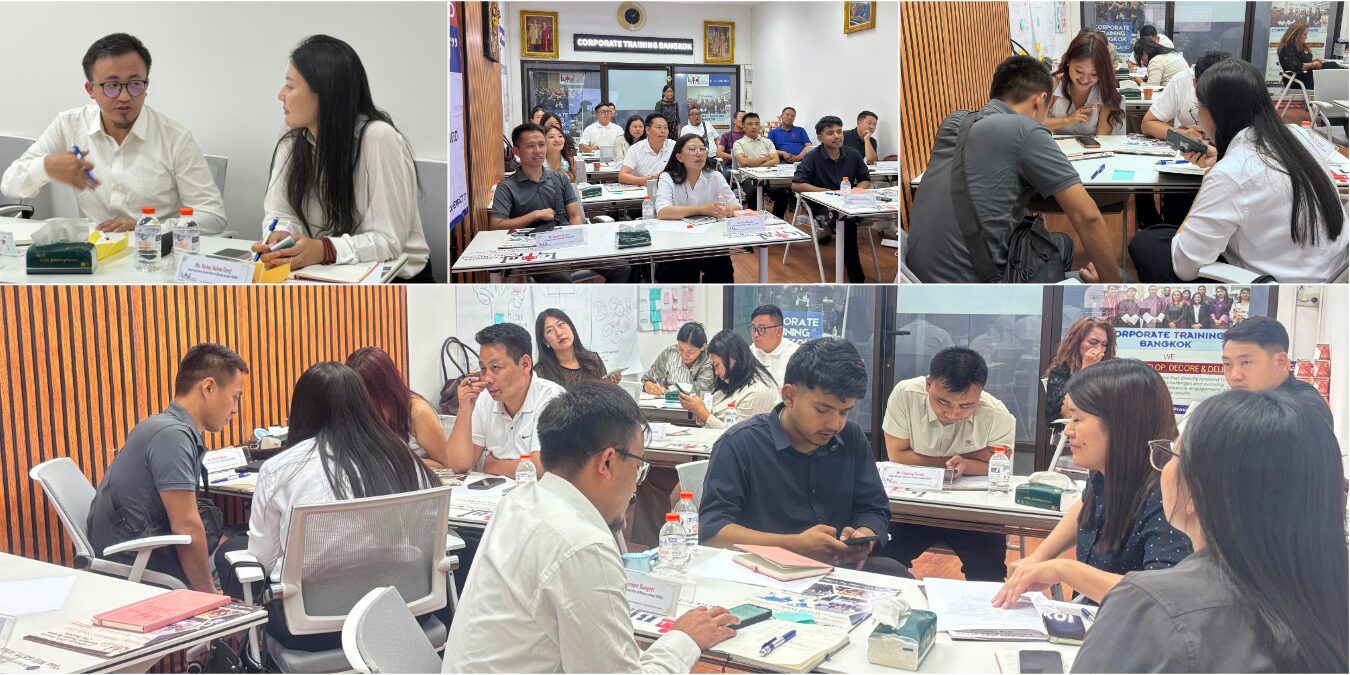 RICBL Bhutan participants in case-based credit risk group exercises in Bangkok